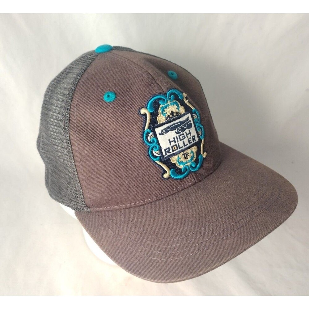 TrueFlies Fishing "High Roller" Adjustable Snapback Trucker Hat/Cap-EXCELLENT!